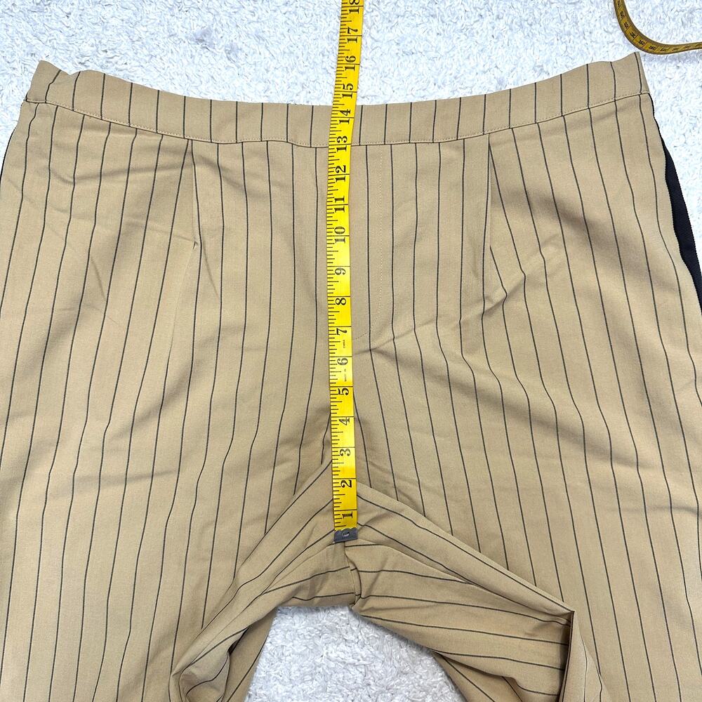 La Ligne x Target Tuxedo Pinstripe Wide Leg Trouser High Rise Dark Academia 1X - Picture 5 of 10